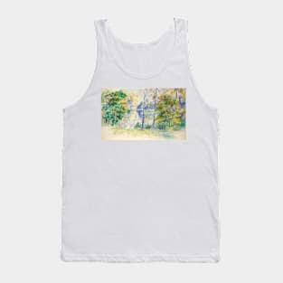 View of a Park by Auguste Renoir Tank Top